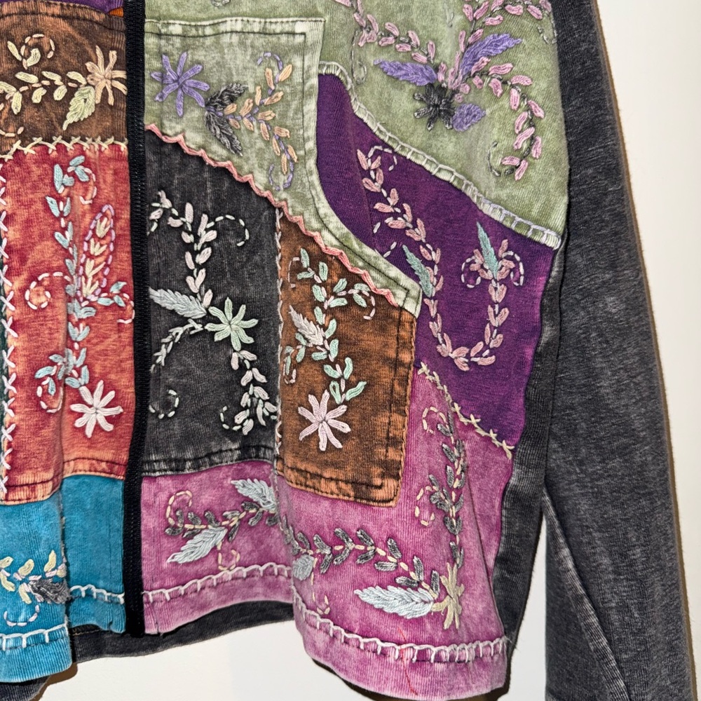 Studio Embroidered Patchwork Jacket - Picture 5 of 9